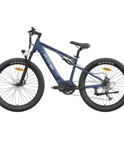 GOGOBEST GM27 Electric Bike 27.5*3.0 Inch Fat Tires 48V 350W Mid Motor 25Km/h Max Speed 10Ah Battery 50KM Max Range Dual Hydraulic Disc Brake - Blue
