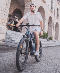 GOGOBEST GM27 Electric Bike 27.5*3.0 Inch Fat Tires 48V 350W Mid Motor 25Km/h Max Speed 10Ah Battery 50KM Max Range Dual Hydraulic Disc Brake - Blue -rockbros-shop GOGOBEST GM27 Electric Bike 48V 350W Mid Motor Blue 519284 5