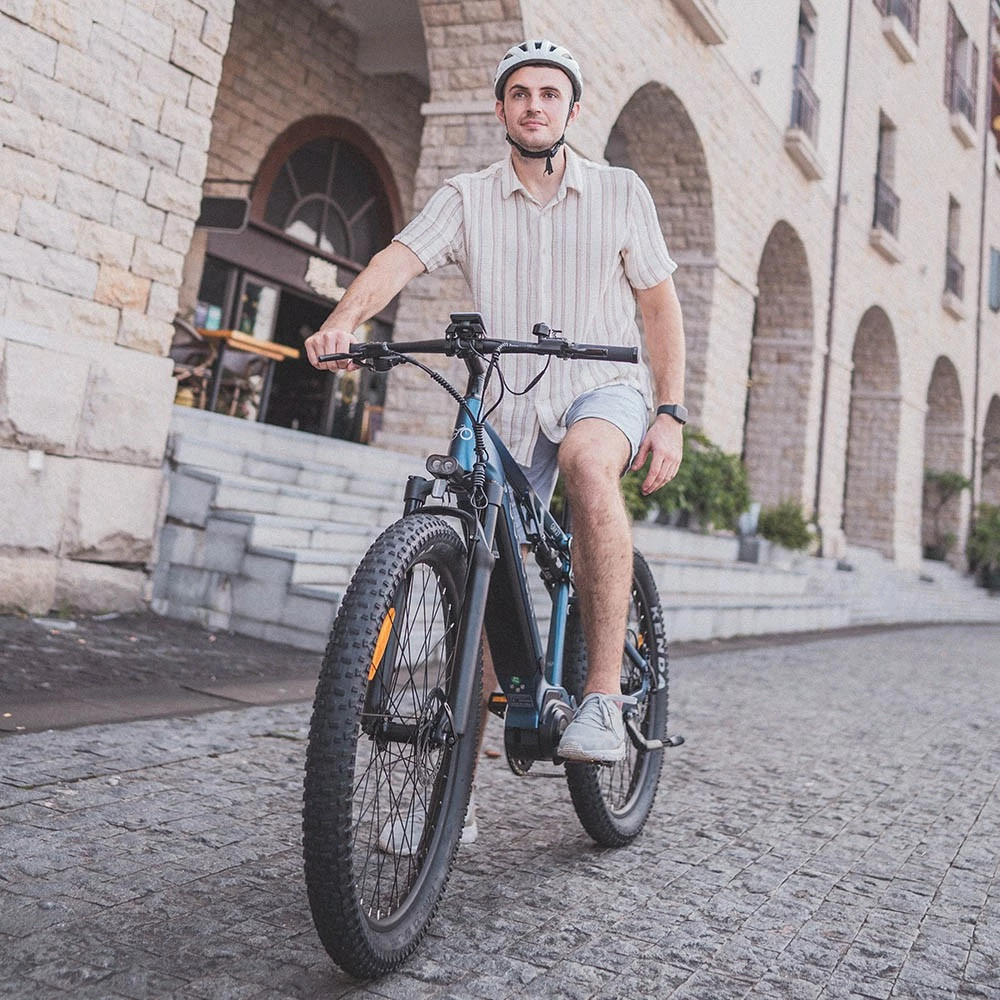 GOGOBEST GM27 Electric Bike 27.5*3.0 Inch Fat Tires 48V 350W Mid Motor 25Km/h Max Speed 10Ah Battery 50KM Max Range Dual Hydraulic Disc Brake - Blue 8 GOGOBEST GM27 Electric Bike 27.5*3.0 Inch Fat Tires 48V 350W Mid Motor 25Km/h Max Speed 10Ah Battery 50KM Max Range Dual Hydraulic Disc Brake - Blue - Image 6