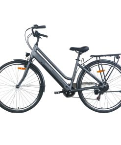 GOGOBEST GM28 Electric Bike 36V 350W Motor 32km/h Max Speed 10.4Ah Battery 60-80km Range Shimano 7 Speed Gear 120kg Load - Grey -rockbros-shop GOGOBEST GM28 Electric Bike 36V 350W Motor Grey 519590 2