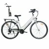 GOGOBEST GM28 Electric Bike 36V 350W Motor 32km/h Max Speed 10.4Ah Battery 60-80km Range Shimano 7 Speed Gear 120kg Load - White -rockbros-shop GOGOBEST GM28 Electric Bike 36V 350W Motor White 519589 0