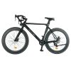 GOGOBEST R2 Electric City Road Bike 700C*32C Tires 36V 250W Motor 32Km/h Max Speed 36V 9.6Ah Battery For 60-80KM Range 100kg Load SHIMANO 7-Speed Gears - Black -rockbros-shop GOGOBEST R2 Electric City Road Bike Black 518588 0