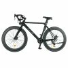 GOGOBEST R2 Electric City Road Bike 700C*32C Tires 36V 250W Motor 32Km/h Max Speed 36V 9.6Ah Battery For 60-80KM Range 100kg Load SHIMANO 7-Speed Gears - Black -rockbros-shop GOGOBEST R2 Electric City Road Bike Black 518588 0