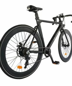 GOGOBEST R2 Electric City Road Bike 700C*32C Tires 36V 250W Motor 32Km/h Max Speed 36V 9.6Ah Battery For 60-80KM Range 100kg Load SHIMANO 7-Speed Gears - Black -rockbros-shop GOGOBEST R2 Electric City Road Bike Black 518588 2