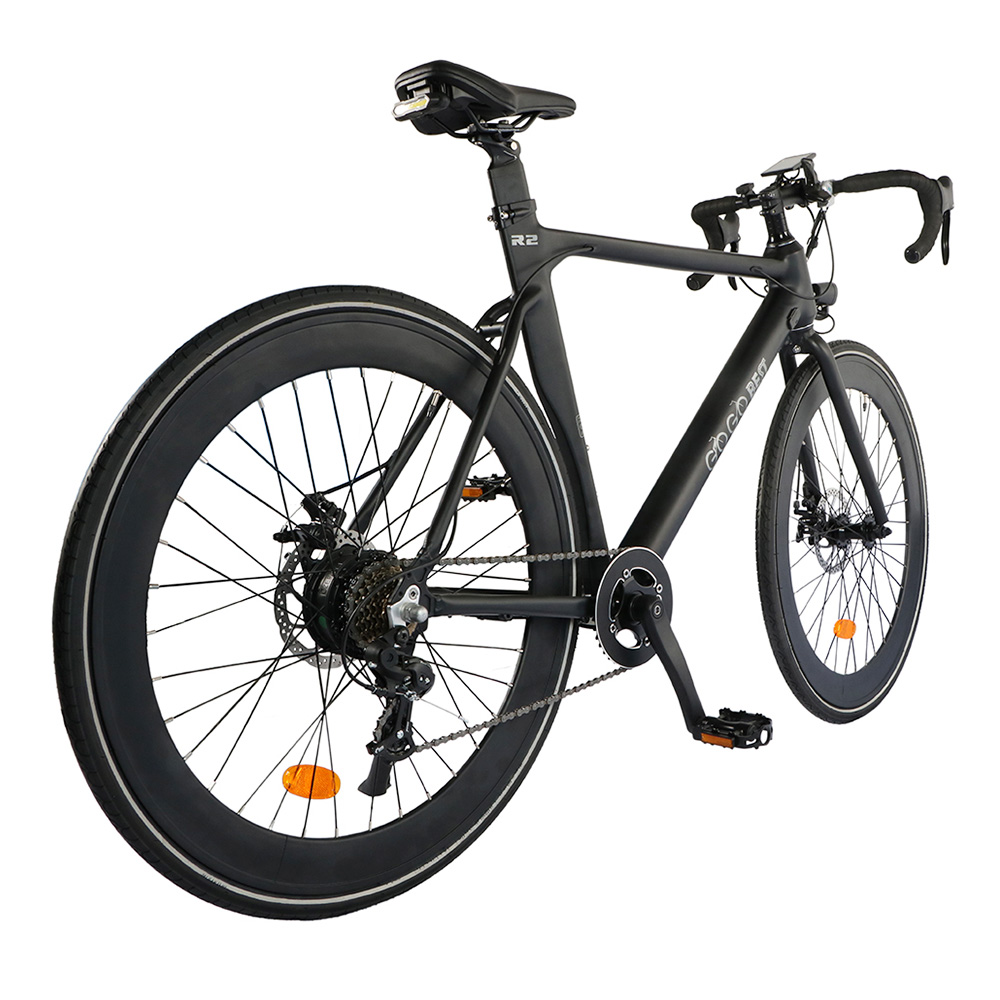 GOGOBEST R2 Electric City Road Bike 700C*32C Tires 36V 250W Motor 32Km/h Max Speed 36V 9.6Ah Battery for 60-80KM Range 100kg Load SHIMANO 7-Speed Gears - Black GOGOBEST R2 Electric City Road Bike 700C*32C Tires 36V 250W Motor 32Km/h Max Speed 36V 9.6Ah Battery For 60-80KM Range 100kg Load SHIMANO 7-Speed Gears - Black -rockbros-shop GOGOBEST R2 Electric City Road Bike Black 518588 2