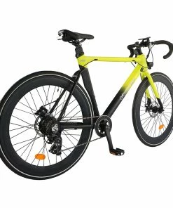 GOGOBEST R2 Electric City Road Bike 700C*32C Tires 36V 250W Motor 32Km/h Max Speed 36V 9.6Ah Battery For 60-80KM Range 100kg Load SHIMANO 7-Speed Gears - Green 7 GOGOBEST R2 Electric City Road Bike 700C*32C Tires 36V 250W Motor 32Km/h Max Speed 36V 9.6Ah Battery For 60-80KM Range 100kg Load SHIMANO 7-Speed Gears - Green -rockbros-shop GOGOBEST R2 Electric City Road Bike Green 518590 2