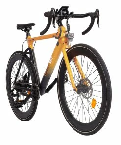 GOGOBEST R2 Electric City Road Bike 700C*32C Tires 36V 250W Motor 32Km/h Max Speed 36V 9.6Ah Battery For 60-80KM Range 100kg Load SHIMANO 7-Speed Gears - Orange -rockbros-shop GOGOBEST R2 Electric City Road Bike Orange 518589 2