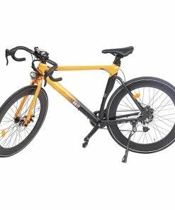 GOGOBEST R2 Electric City Road Bike 700C*32C Tires 36V 250W Motor 32Km/h Max Speed 36V 9.6Ah Battery For 60-80KM Range 100kg Load SHIMANO 7-Speed Gears - Orange -rockbros-shop GOGOBEST R2 Electric City Road Bike Orange 518589 3