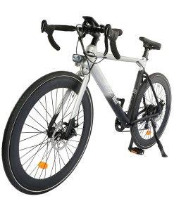 GOGOBEST R2 Electric City Road Bike 700C*32C Tires 36V 250W Motor 32Km/h Max Speed 36V 9.6Ah Battery For 60-80KM Range 100kg Load SHIMANO 7-Speed Gears - Silver 4 GOGOBEST R2 Electric City Road Bike 700C*32C Tires 36V 250W Motor 32Km/h Max Speed 36V 9.6Ah Battery For 60-80KM Range 100kg Load SHIMANO 7-Speed Gears - Silver -rockbros-shop GOGOBEST R2 Electric City Road Bike Silver 518591 2