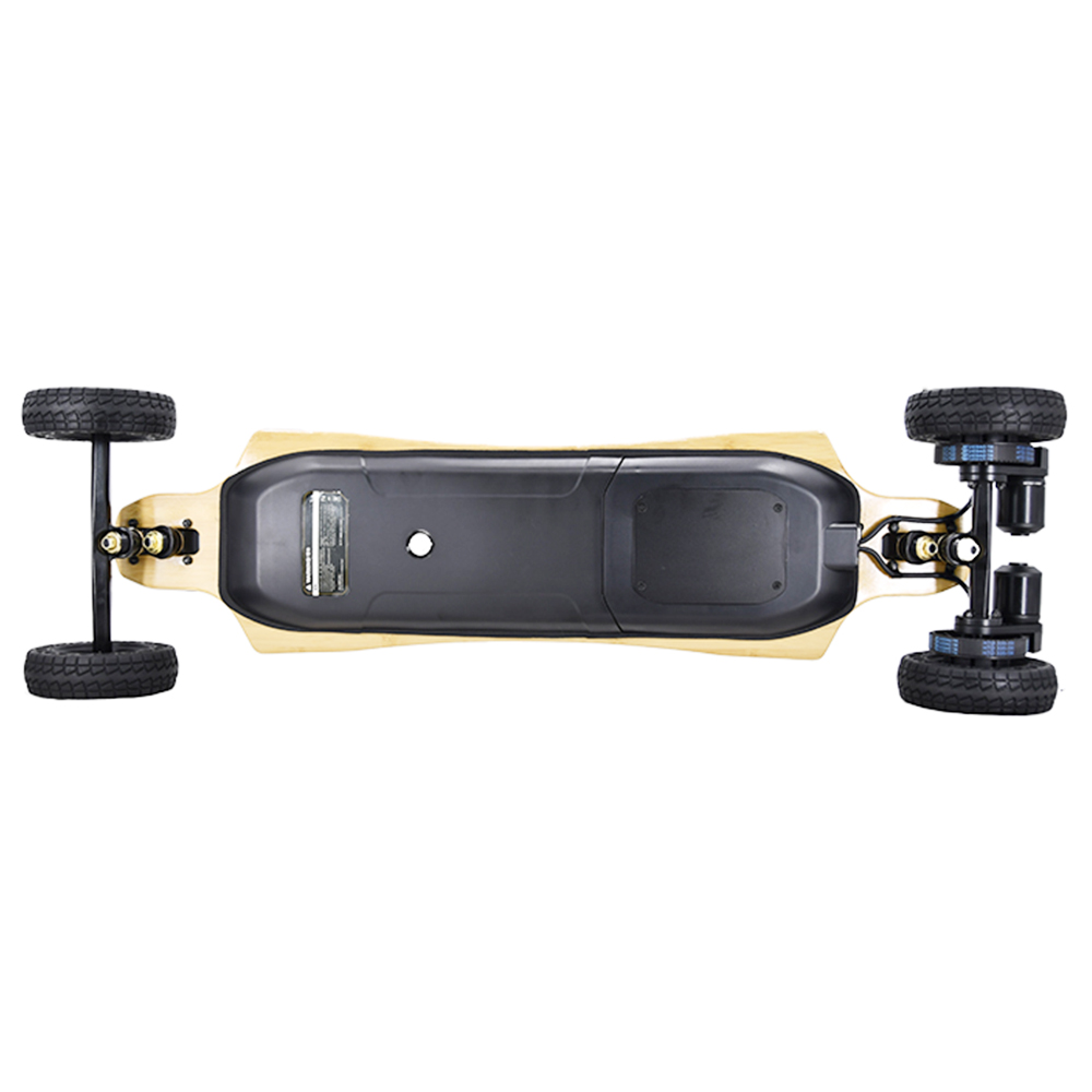 GTS 01 7.5Ah 36V 1200W*2 Dual Motor Electric Skateboard 20km Max Range 120kg Max Load Wireless Remote Control - Black GTS 01 7.5Ah 36V 1200W*2 Dual Motor Electric Skateboard 20km Max Range 120kg Max Load Wireless Remote Control - Black -rockbros-shop GTS 01 Dual Motor Electric Skateboard 20km Max Range 498533 2
