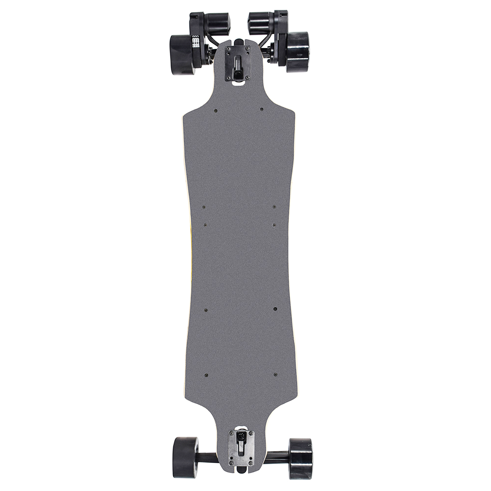 GTS 01 7.5Ah 36V 1200W*2 Dual Motor Electric Skateboard 20km Max Range 120kg Max Load Wireless Remote Control - Black GTS 01 7.5Ah 36V 1200W*2 Dual Motor Electric Skateboard 20km Max Range 120kg Max Load Wireless Remote Control - Black -rockbros-shop GTS 01 Dual Motor Electric Skateboard 20km Max Range 498533 3