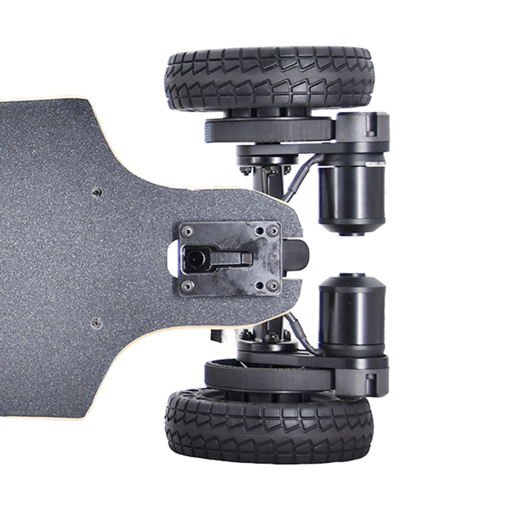 GTS 01 7.5Ah 36V 1200W*2 Dual Motor Electric Skateboard 20km Max Range 120kg Max Load Wireless Remote Control - Black GTS 01 7.5Ah 36V 1200W*2 Dual Motor Electric Skateboard 20km Max Range 120kg Max Load Wireless Remote Control - Black -rockbros-shop GTS 01 Dual Motor Electric Skateboard 20km Max Range 498533 4