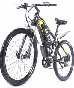 GUNAI M60 500W 48V 15Ah 27*1.95'' Electric Bicycle 35km/h Max Speed 35-45km Mileage Range 120kg Max Load - Black 8 GUNAI M60 500W 48V 15Ah 27*1.95'' Electric Bicycle 35km/h Max Speed 35-45km Mileage Range 120kg Max Load - Black -rockbros-shop GUNAI M60 500W 48V 15Ah 27 1 95 Electric Bicycle Black 498579 2