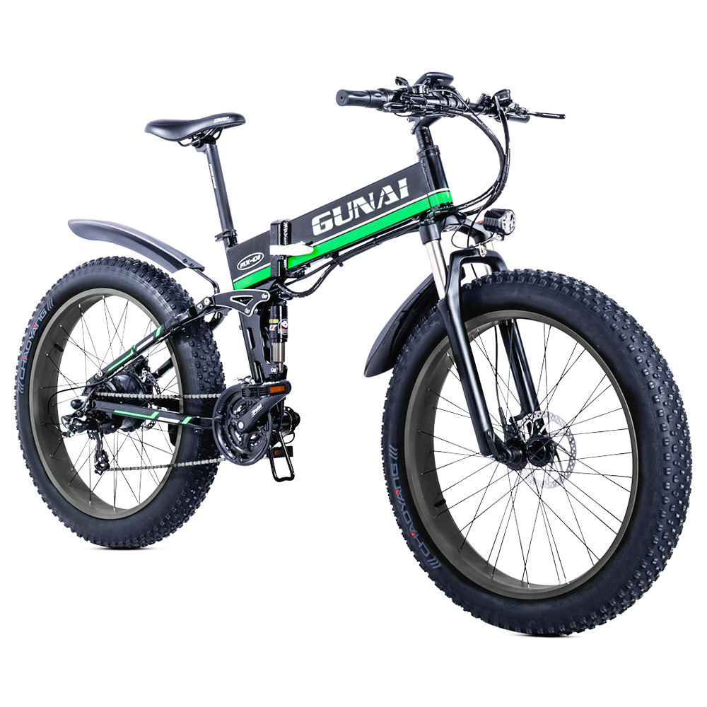 GUNAI MX01 1000W 48V 12.8Ah 26'' Electric Bicycle 40km/h Max Speed 40-50km Mileage Range 150kg Max Load - Green GUNAI MX01 1000W 48V 12.8Ah 26'' Electric Bicycle 40km/h Max Speed 40-50km Mileage Range 150kg Max Load - Green -rockbros-shop GUNAI MX01 1000W 48V 12 8Ah 26 Electric Bicycle Red 498575 0