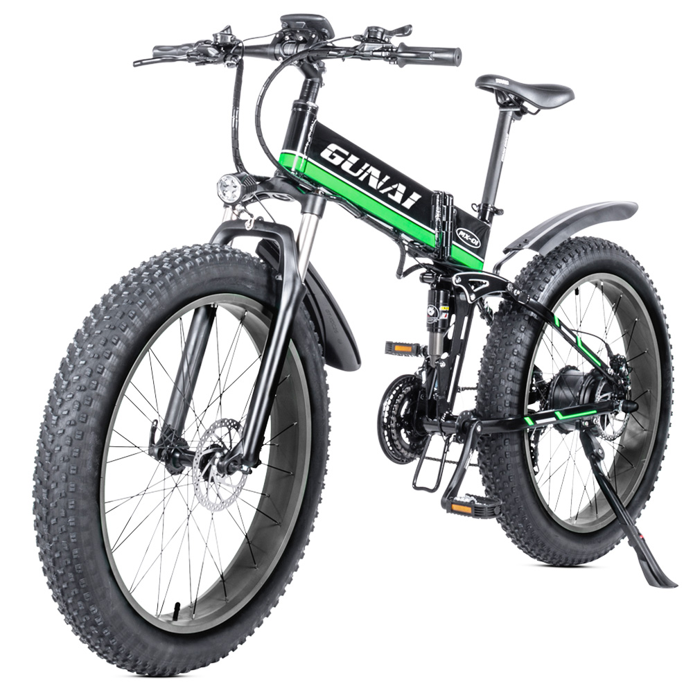 GUNAI MX01 1000W 48V 12.8Ah 26'' Electric Bicycle 40km/h Max Speed 40-50km Mileage Range 150kg Max Load - Green GUNAI MX01 1000W 48V 12.8Ah 26'' Electric Bicycle 40km/h Max Speed 40-50km Mileage Range 150kg Max Load - Green -rockbros-shop GUNAI MX01 1000W 48V 12 8Ah 26 Electric Bicycle Red 498575 1