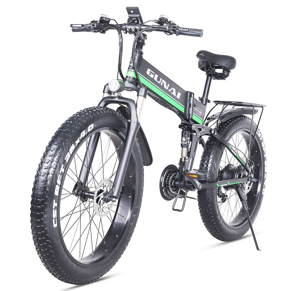 GUNAI MX01 1000W 48V 12.8Ah 26'' Electric Bicycle 40km/h Max Speed 40-50km Mileage Range 150kg Max Load - Green GUNAI MX01 1000W 48V 12.8Ah 26'' Electric Bicycle 40km/h Max Speed 40-50km Mileage Range 150kg Max Load - Green -rockbros-shop GUNAI MX01 1000W 48V 12 8Ah 26 Electric Bicycle Red 498575 3