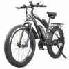 GUNAI MX02S Electric Bicycle 26*4.0 Inch Fat Tires 1000W 48V 17Ah 40Km/h Max Speed 40-50km Mileage Range 150KG Max Load Shimano 7 Speed - Black 1 GUNAI MX02S Electric Bicycle 26*4.0 Inch Fat Tires 1000W 48V 17Ah 40Km/h Max Speed 40-50km Mileage Range 150KG Max Load Shimano 7 Speed - Black -rockbros-shop GUNAI MX02S 1000W 48V 17Ah 26 Electric Bicycle Black 498576 1