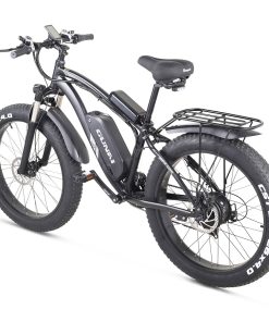 GUNAI MX02S Electric Bicycle 26*4.0 Inch Fat Tires 1000W 48V 17Ah 40Km/h Max Speed 40-50km Mileage Range 150KG Max Load Shimano 7 Speed - Black 4 GUNAI MX02S Electric Bicycle 26*4.0 Inch Fat Tires 1000W 48V 17Ah 40Km/h Max Speed 40-50km Mileage Range 150KG Max Load Shimano 7 Speed - Black -rockbros-shop GUNAI MX02S 1000W 48V 17Ah 26 Electric Bicycle Black 498576 2
