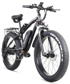 GUNAI MX02S Electric Bicycle 26*4.0 Inch Fat Tires 1000W 48V 17Ah 40Km/h Max Speed 40-50km Mileage Range 150KG Max Load Shimano 7 Speed - Black 5 GUNAI MX02S Electric Bicycle 26*4.0 Inch Fat Tires 1000W 48V 17Ah 40Km/h Max Speed 40-50km Mileage Range 150KG Max Load Shimano 7 Speed - Black -rockbros-shop GUNAI MX02S 1000W 48V 17Ah 26 Electric Bicycle Black 498576 3