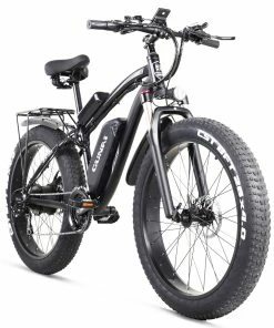 GUNAI MX02S Electric Bicycle 26*4.0 Inch Fat Tires 1000W 48V 17Ah 40Km/h Max Speed 40-50km Mileage Range 150KG Max Load Shimano 7 Speed - Black 10 GUNAI MX02S Electric Bicycle 26*4.0 Inch Fat Tires 1000W 48V 17Ah 40Km/h Max Speed 40-50km Mileage Range 150KG Max Load Shimano 7 Speed - Black -rockbros-shop GUNAI MX02S 1000W 48V 17Ah 26 Electric Bicycle Black 498576 3