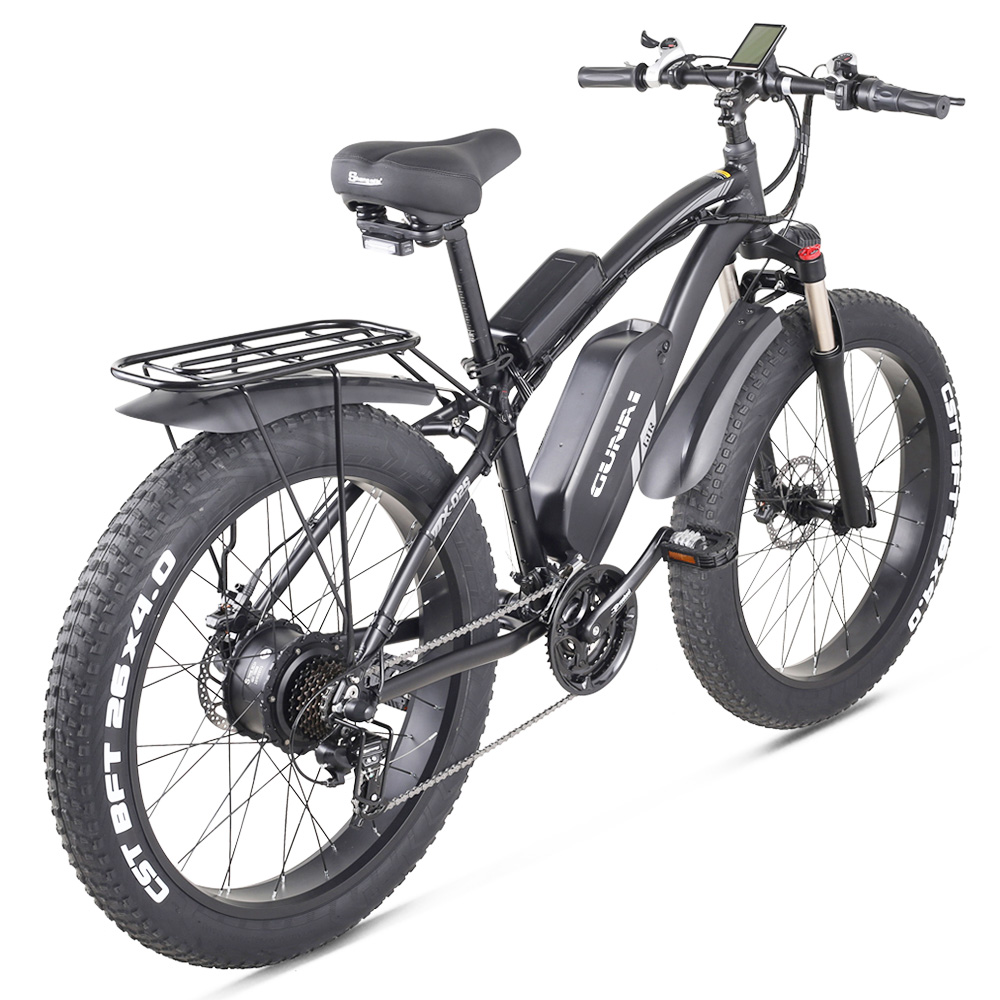 GUNAI MX02S Electric Bicycle 26*4.0 Inch Fat Tires 1000W 48V 17Ah 40Km/h Max Speed 40-50km Mileage Range 150KG Max Load Shimano 7 Speed - Black GUNAI MX02S Electric Bicycle 26*4.0 Inch Fat Tires 1000W 48V 17Ah 40Km/h Max Speed 40-50km Mileage Range 150KG Max Load Shimano 7 Speed - Black -rockbros-shop GUNAI MX02S 1000W 48V 17Ah 26 Electric Bicycle Black 498576 4