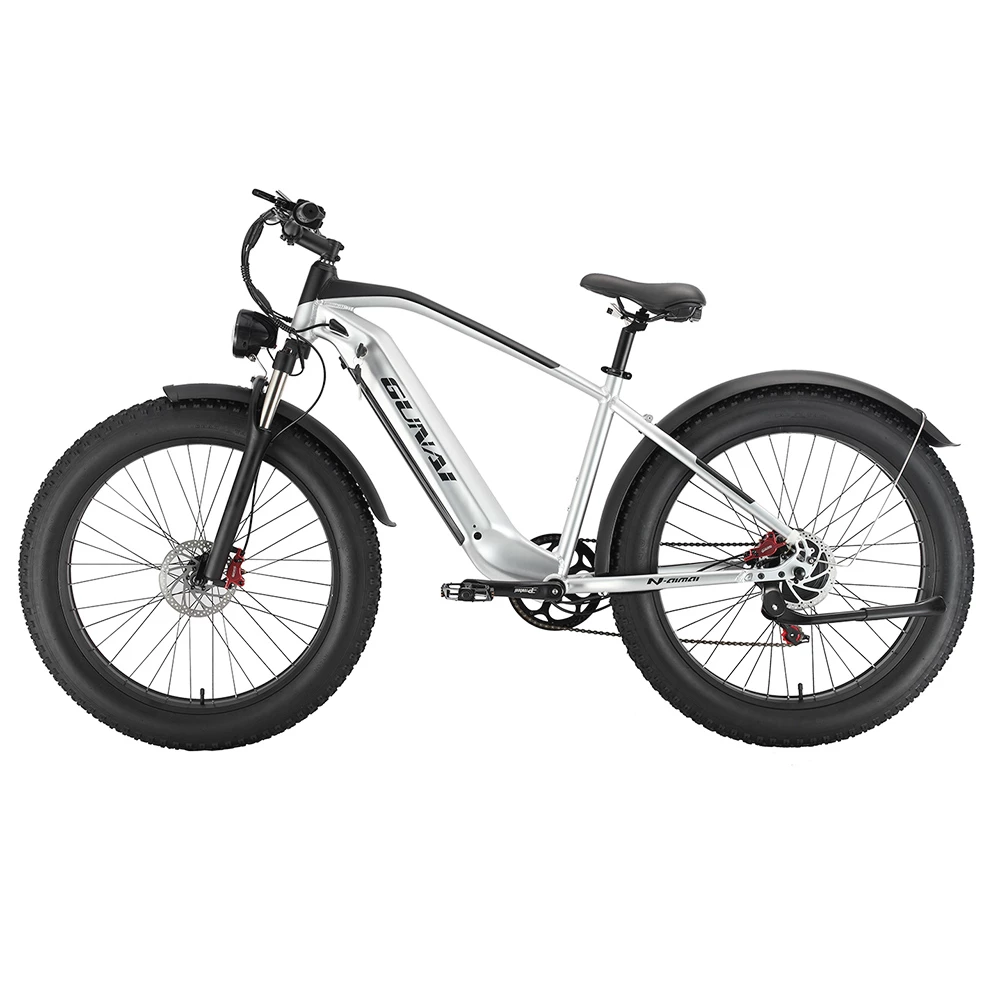 GUNAI MX05 26*4.0 Inch Fat Tire Electric Moped Bike 1000W Motor 48V 19Ah Battery 45Km/h Max Speed Shimano Gear 150KG Load Mountain Bicycle 4 GUNAI MX05 26*4.0 Inch Fat Tire Electric Moped Bike 1000W Motor 48V 19Ah Battery 45Km/h Max Speed Shimano Gear 150KG Load Mountain Bicycle - Image 2