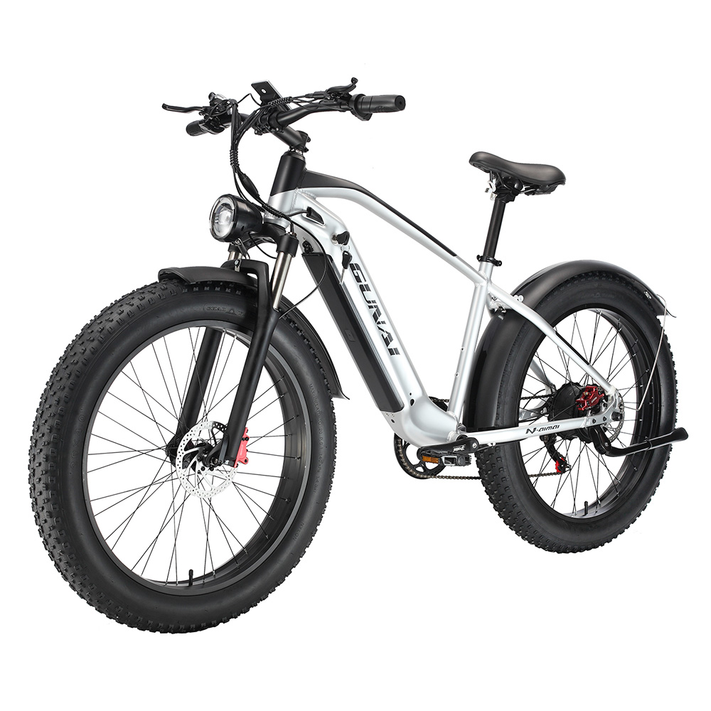 GUNAI MX05 26*4.0 Inch Fat Tire Electric Moped Bike 1000W Motor 48V 19Ah Battery 45Km/h Max Speed Shimano Gear 150KG Load Mountain Bicycle GUNAI MX05 26*4.0 Inch Fat Tire Electric Moped Bike 1000W Motor 48V 19Ah Battery 45Km/h Max Speed Shimano Gear 150KG Load Mountain Bicycle -rockbros-shop GUNAI MX05 26 4 0 inch Fat Tire Electric Moped Bike 518465 2