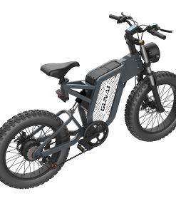 GUNAI MX25 Electric Bicycle 20*4.0 Inch Fat Tires 2000W Brushless Motor 50Km/h Max Speed 48V 25Ah Battery Shimano 7-Speed Double Oil Brakes 75KM Mileage Range 200KG Payload E-Bike - Black 5 GUNAI MX25 Electric Bicycle 20*4.0 Inch Fat Tires 2000W Brushless Motor 50Km/h Max Speed 48V 25Ah Battery Shimano 7-Speed Double Oil Brakes 75KM Mileage Range 200KG Payload E-Bike - Black -rockbros-shop GUNAI MX25 48V 25Ah 2000W 20 Electric Bicycle 514560 2