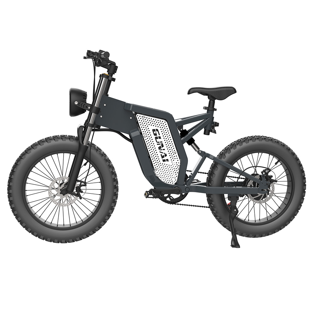 GUNAI MX25 Electric Bicycle 20*4.0 Inch Fat Tires 2000W Brushless Motor 50Km/h Max Speed 48V 25Ah Battery Shimano 7-Speed Double Oil Brakes 75KM Mileage Range 200KG Payload E-Bike - Black GUNAI MX25 Electric Bicycle 20*4.0 Inch Fat Tires 2000W Brushless Motor 50Km/h Max Speed 48V 25Ah Battery Shimano 7-Speed Double Oil Brakes 75KM Mileage Range 200KG Payload E-Bike - Black -rockbros-shop GUNAI MX25 48V 25Ah 2000W 20 Electric Bicycle 514560 3
