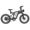 GUNAI MX25 Electric Bicycle 20*4.0 Inch Fat Tires 2000W Brushless Motor 50Km/h Max Speed 48V 25Ah Battery Shimano 7-Speed Double Oil Brakes 75KM Mileage Range 200KG Payload E-Bike - Black -rockbros-shop GUNAI MX25 48V 25Ah 2000W 20 Electric Bicycle 519599 0