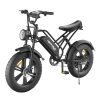 HAPPYRUN HR-G50 Electric Bike 20*4.0 Inch Fat Tires 48V 18Ah Battery 750W Motor 45Km/h Max Speed Retro Ebike Max Load 150kg Shimano 7-Speed Gear -rockbros-shop HAPPYRUN HR G50 Electric Bike 518359 1