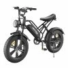 HAPPYRUN HR-G50 Electric Bike 20*4.0 Inch Fat Tires 48V 18Ah Battery 750W Motor 45Km/h Max Speed Retro Ebike Max Load 150kg Shimano 7-Speed Gear -rockbros-shop HAPPYRUN HR G50 Electric Bike 518359 1