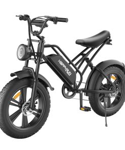 HAPPYRUN HR-G50 Electric Bike 20*4.0 Inch Fat Tires 48V 18Ah Battery 750W Motor 45Km/h Max Speed Retro Ebike Max Load 150kg Shimano 7-Speed Gear -rockbros-shop HAPPYRUN HR G50 Electric Bike 518904 1