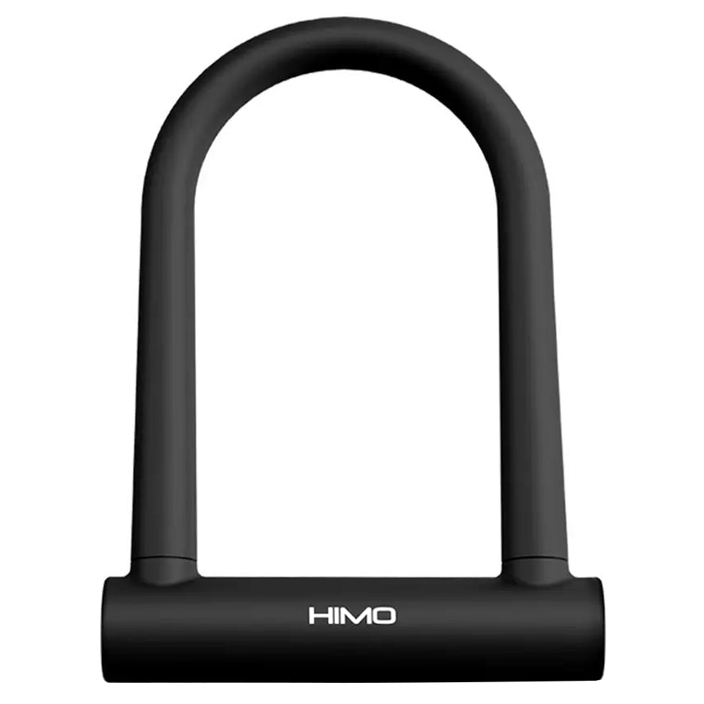 HIMO Portable Dual-open U-shaped Lock Solid Core Lock Body Silicone Sheath For Bicycle Motorcycle Security Anti-theft - Black HIMO Portable Dual-open U-shaped Lock Solid Core Lock Body Silicone Sheath For Bicycle Motorcycle Security Anti-theft - Black -rockbros-shop HIMO Portable Dual open U shaped Lock Anti theft Black 906654
