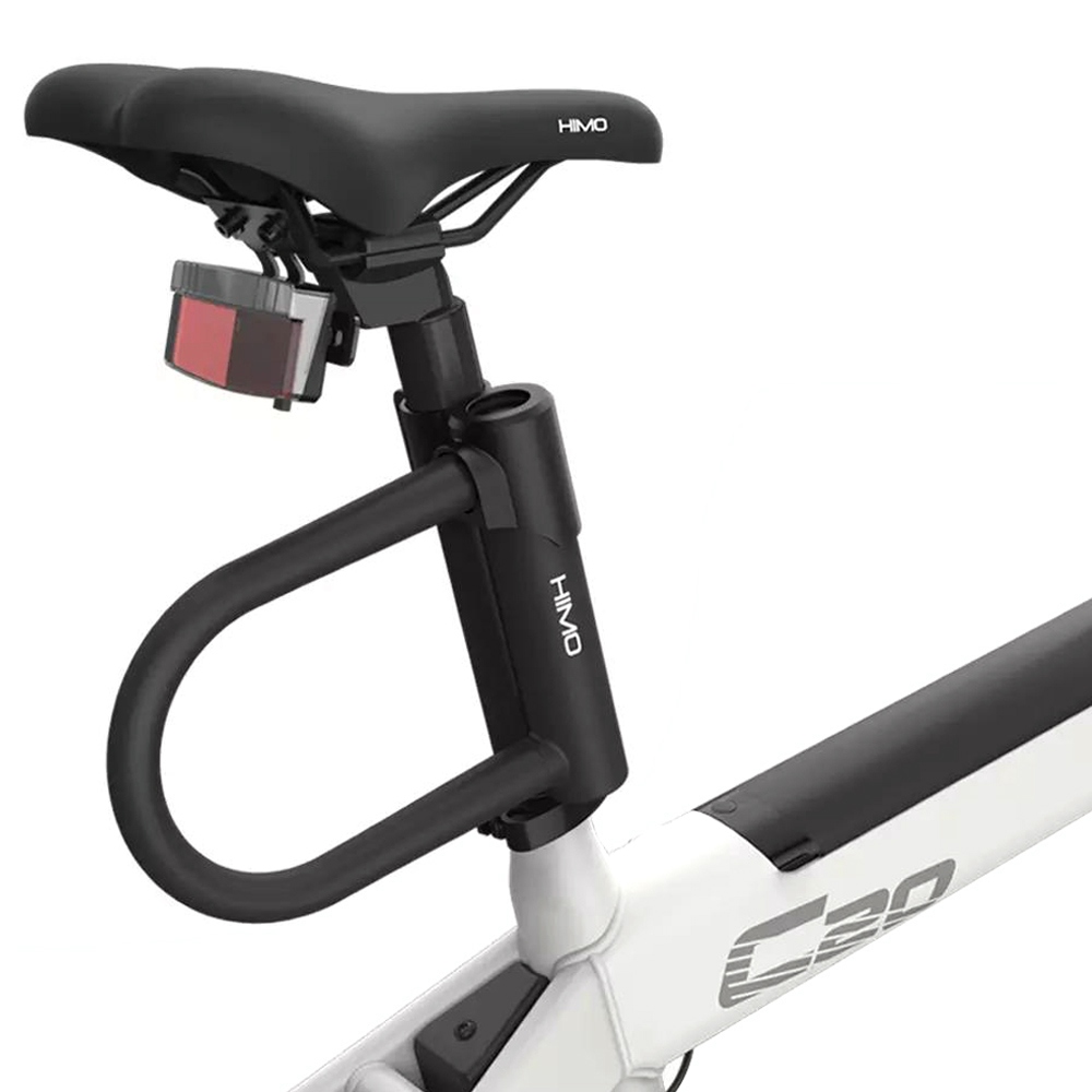 HIMO Portable Dual-open U-shaped Lock Solid Core Lock Body Silicone Sheath For Bicycle Motorcycle Security Anti-theft - Black HIMO Portable Dual-open U-shaped Lock Solid Core Lock Body Silicone Sheath For Bicycle Motorcycle Security Anti-theft - Black -rockbros-shop HIMO Portable Dual open U shaped Lock Anti theft Black 906655