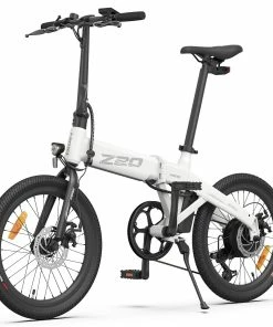 HIMO Z20 Max Electric Bicycle 250W Motor 20 Inches 36V 10Ah Battery 80KM Range Up To 25Km/h With E-assist Mode All-weather Tires - White