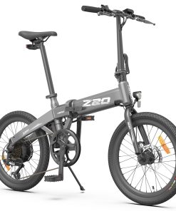HIMO Z20 Max Electric Bicycle 250W Motor 20 Inches 36V 10Ah Battery 80KM Range Up To 25Km/h With E-assist Mode All-weather Tires - Gray -rockbros-shop HIMO Z20 Max Electric Bicycle 250W Motor Up to 25Km h 20 Inches Gray 494887 1