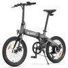 HIMO Z20 Max Electric Bicycle 250W Motor 20 Inches 36V 10Ah Battery 80KM Range Up To 25Km/h With E-assist Mode All-weather Tires - Gray