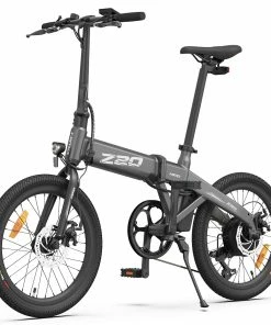HIMO Z20 Max Electric Bicycle 250W Motor 20 Inches 36V 10Ah Battery 80KM Range Up To 25Km/h With E-assist Mode All-weather Tires - Gray