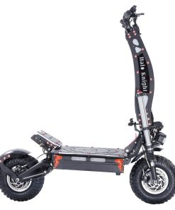 Halo Knight T107Max Off-road Electric Scooter 14 Inch Pneumatic Tires 2*4000W Dual Motors 120Km/h Max Speed 72V 50Ah Battery 125KM Max Range 200KG Max Load XOD Hydraulic Brake & Electric Brake Black -rockbros-shop Halo Knight T107Max Off road Electric Scooter 519318 1