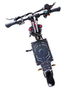 Halo Knight T107Max Off-road Electric Scooter 14 Inch Pneumatic Tires 2*4000W Dual Motors 120Km/h Max Speed 72V 50Ah Battery 125KM Max Range 200KG Max Load XOD Hydraulic Brake & Electric Brake Black -rockbros-shop Halo Knight T107Max Off road Electric Scooter 519318 3