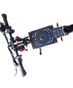 Halo Knight T107Max Off-road Electric Scooter 14 Inch Pneumatic Tires 2*4000W Dual Motors 120Km/h Max Speed 72V 50Ah Battery 125KM Max Range 200KG Max Load XOD Hydraulic Brake & Electric Brake Black -rockbros-shop Halo Knight T107Max Off road Electric Scooter 519318 4