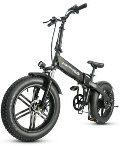 Happyrun HR-2006 Electric Folding Bike 350W Motor 36V 10Ah Battery 20*4.0 Inch Snow Tires 50km Range 25km/h Max Speed Black -rockbros-shop Happyrun HR 2006 Electric Folding Bike 350W Motor 506523 4