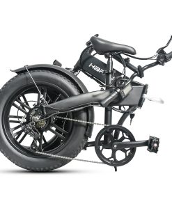 Happyrun HR-2006 Electric Folding Bike 350W Motor 36V 10Ah Battery 20*4.0 Inch Snow Tires 50km Range 25km/h Max Speed Black -rockbros-shop Happyrun HR 2006 Electric Folding Bike 350W Motor 506523 5