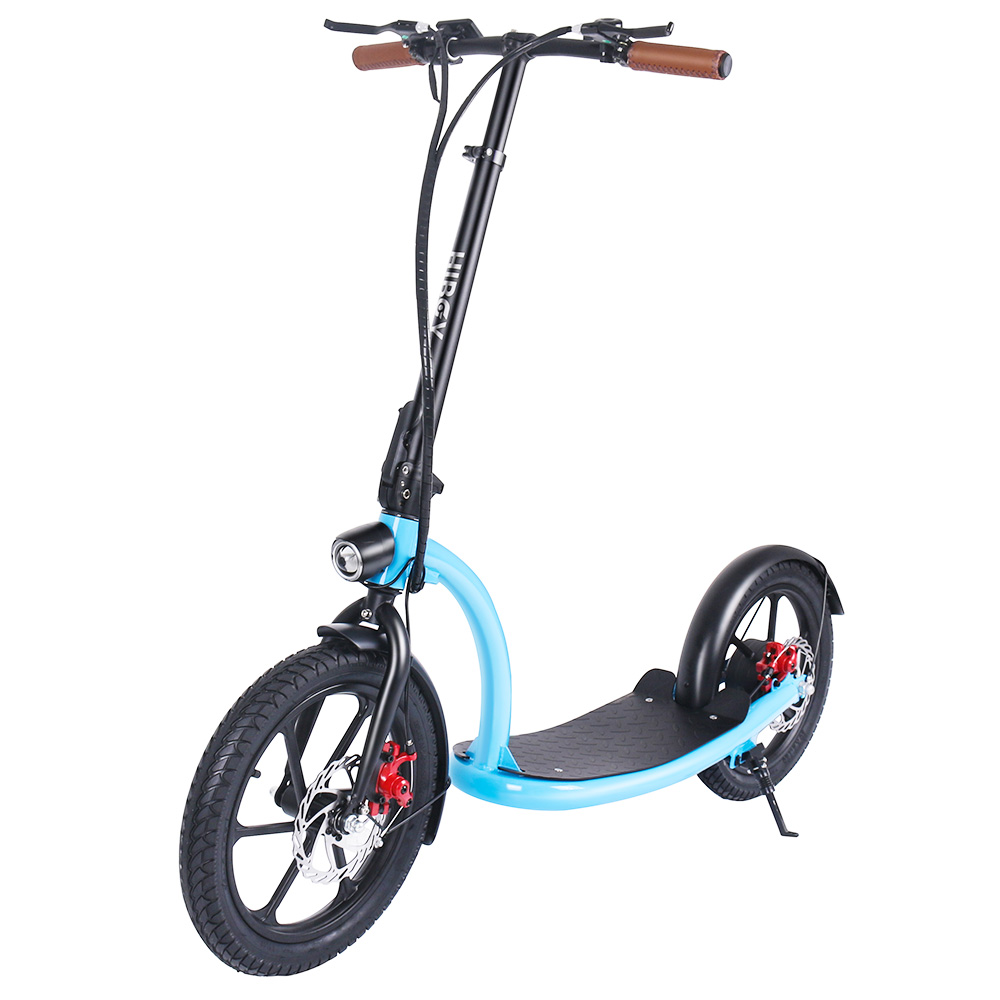 HiBoy VE001 Electric Scooter 16 Inch Tires 350W Motor 36V 10Ah Battery 30km/h Max Speed 60km Range 100kg Max Load - Blue HiBoy VE001 Electric Scooter 16 Inch Tires 350W Motor 36V 10Ah Battery 30km/h Max Speed 60km Range 100kg Max Load - Blue -rockbros-shop HiBoy VE001 Electric Scooter 350W Motor 500044 1