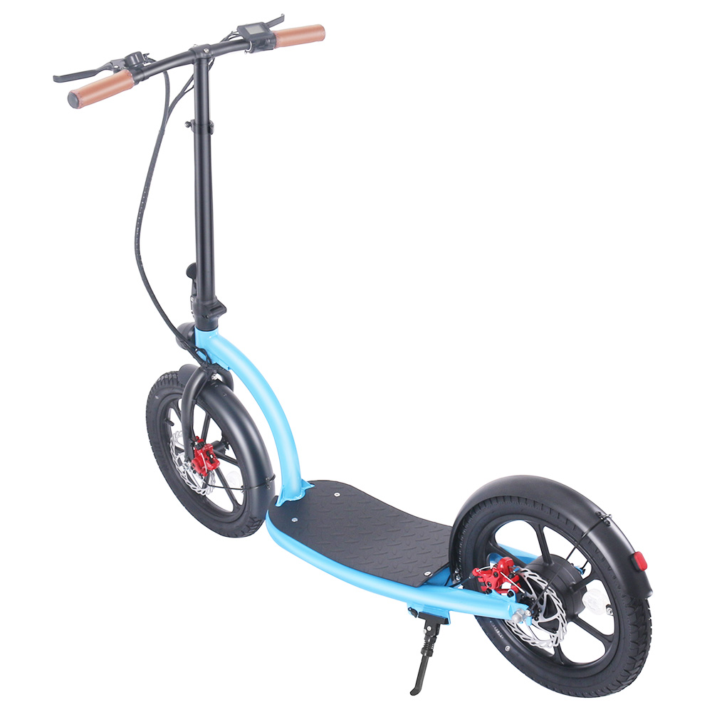 HiBoy VE001 Electric Scooter 16 Inch Tires 350W Motor 36V 10Ah Battery 30km/h Max Speed 60km Range 100kg Max Load - Blue HiBoy VE001 Electric Scooter 16 Inch Tires 350W Motor 36V 10Ah Battery 30km/h Max Speed 60km Range 100kg Max Load - Blue -rockbros-shop HiBoy VE001 Electric Scooter 350W Motor 500044 2