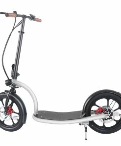 HiBoy VE001 Electric Scooter 16 Inch 350W Motor 36V 10Ah Battery 30km/h Max Speed 60km Range 100kg Max Load - Silver