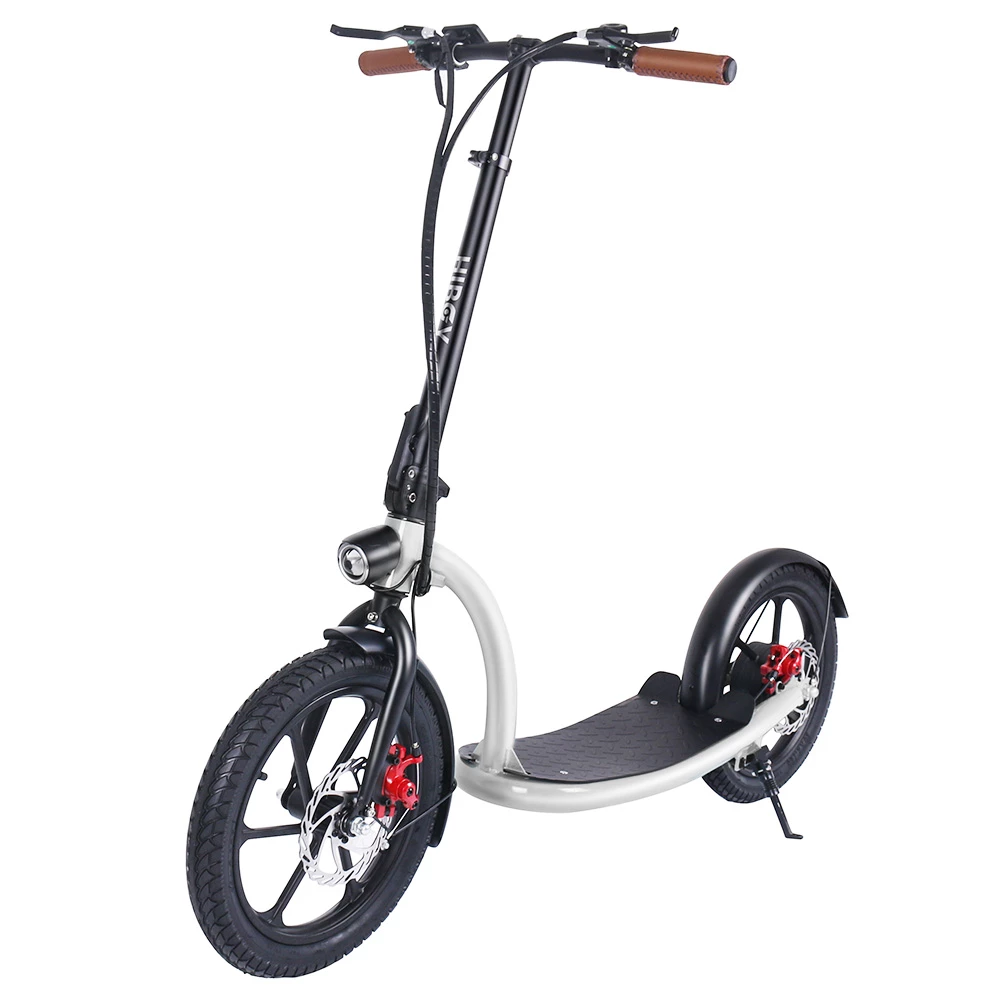 HiBoy VE001 Electric Scooter 16 Inch 350W Motor 36V 10Ah Battery 30km/h Max Speed 60km Range 100kg Max Load - Silver 4 HiBoy VE001 Electric Scooter 16 Inch 350W Motor 36V 10Ah Battery 30km/h Max Speed 60km Range 100kg Max Load - Silver - Image 2