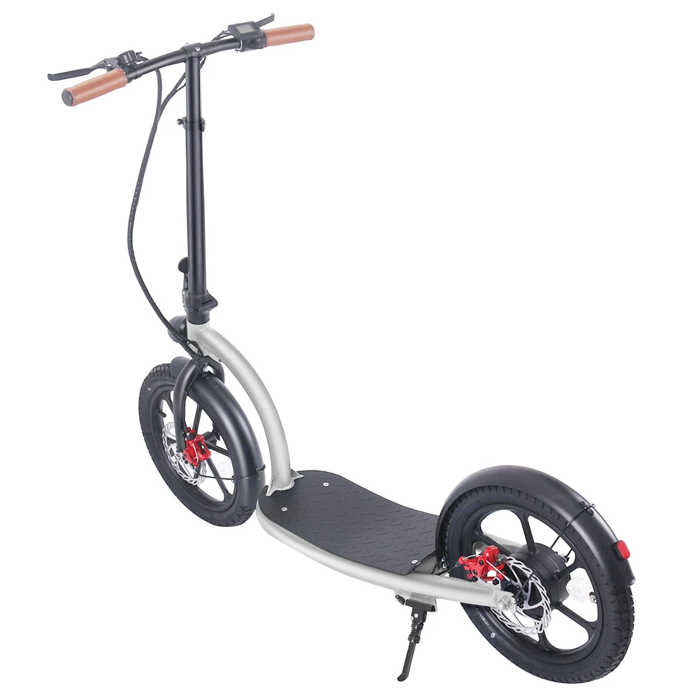 HiBoy VE001 Electric Scooter 16 Inch 350W Motor 36V 10Ah Battery 30km/h Max Speed 60km Range 100kg Max Load - Silver 5 HiBoy VE001 Electric Scooter 16 Inch 350W Motor 36V 10Ah Battery 30km/h Max Speed 60km Range 100kg Max Load - Silver - Image 3