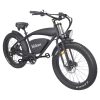 Hidoes B3 Electric Mountain Bike 26*4.0 Inch Off-Road Fat Tires 1200W Brushless Motor 60Km/h Max Speed 48V 17.5Ah Battery For 50-60KM Mileage 7-Speed Transmission System -rockbros-shop Hidoes B3 Electic Bike 1200W Brushless Motor 518296 2